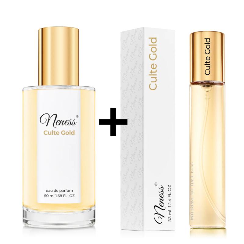 N326. Neness Culte Gold - Zestaw 1+1: 50 ml + 33 ml - damski