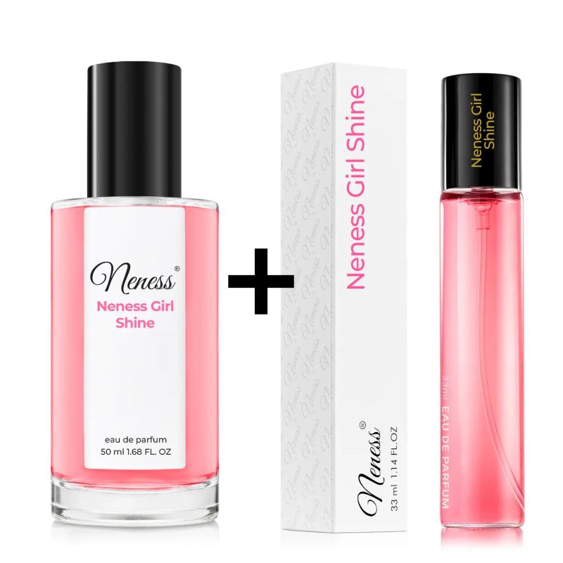 N329. Neness Girl Shine - Zestaw 1+1: 50 ml + 33 ml - damski
