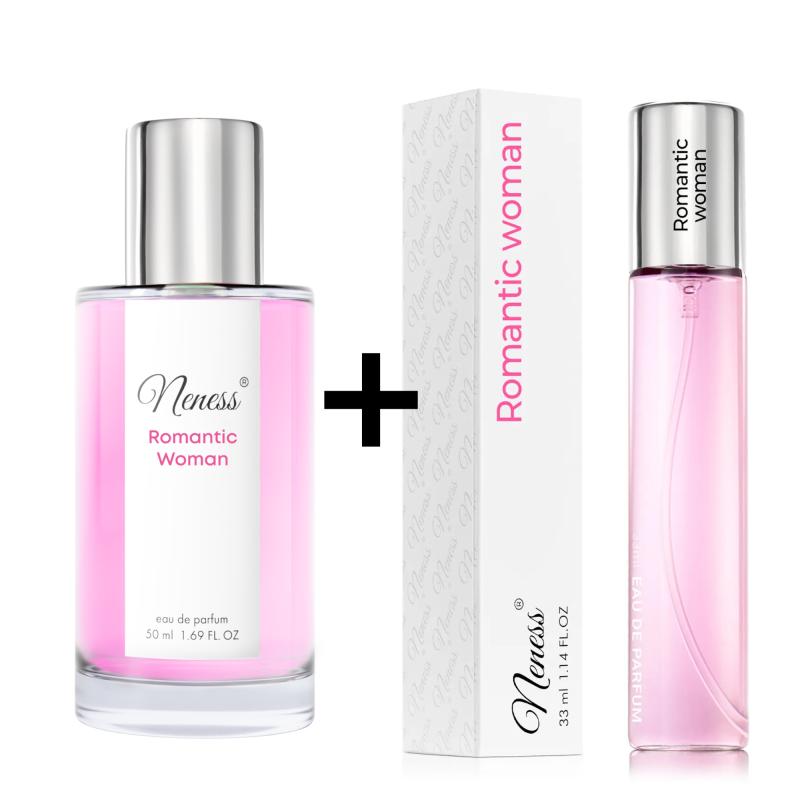 N089. Neness Romantic Woman - Zestaw 1+1: 50 ml + 33 ml - zapach damski