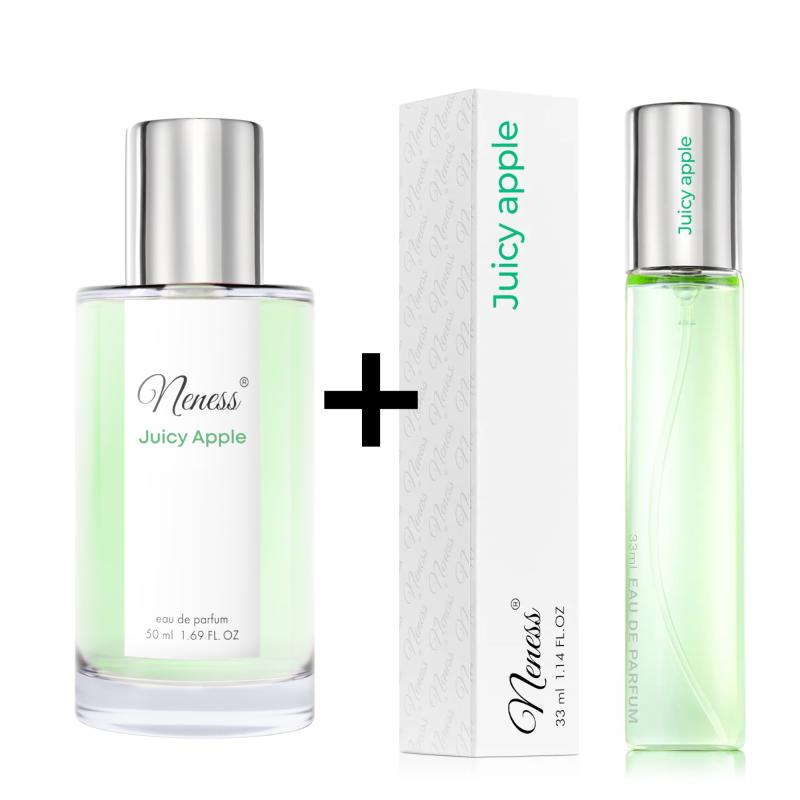 N118. Neness Juicy Apple - Zestaw 1+1: 50 ml + 33 ml - zapach damski