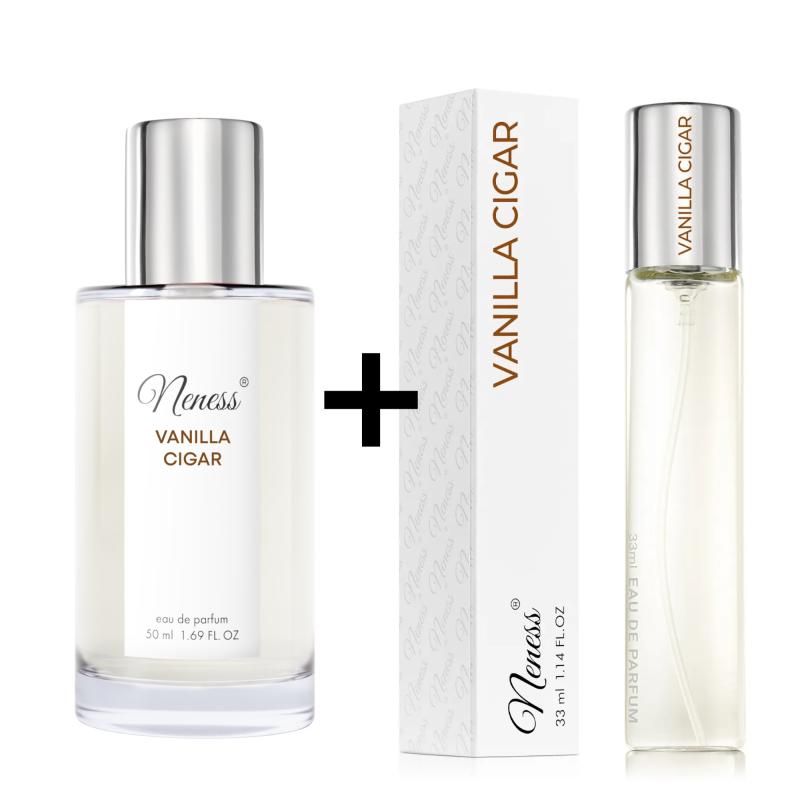 N254. Neness Vanilla Cigar - Zestaw 1+1: 50 ml + 33 ml - zapach unisex