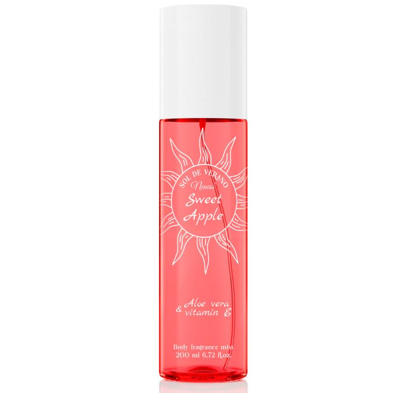 Neness Sol de Verano Sweet Apple - mgiełka zapachowa do ciała i włosów | z Aloesem i witaminą E | dla kobiet 200 ml