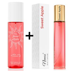 Zestaw 1+1: Sweet Apple - mgiełka 200 ml + perfumy 33 ml