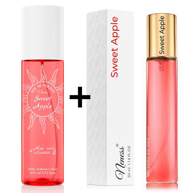 Zestaw 1+1: Sweet Apple - mgiełka 200 ml + perfumy 33 ml