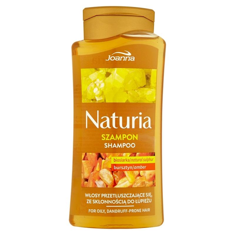 Naturia szampon do włosów przetłuszczających się Bursztyn i Biosiarka 500ml Naturia szampon do włosów przetłuszczających się Bursztyn i Biosiarka 500ml