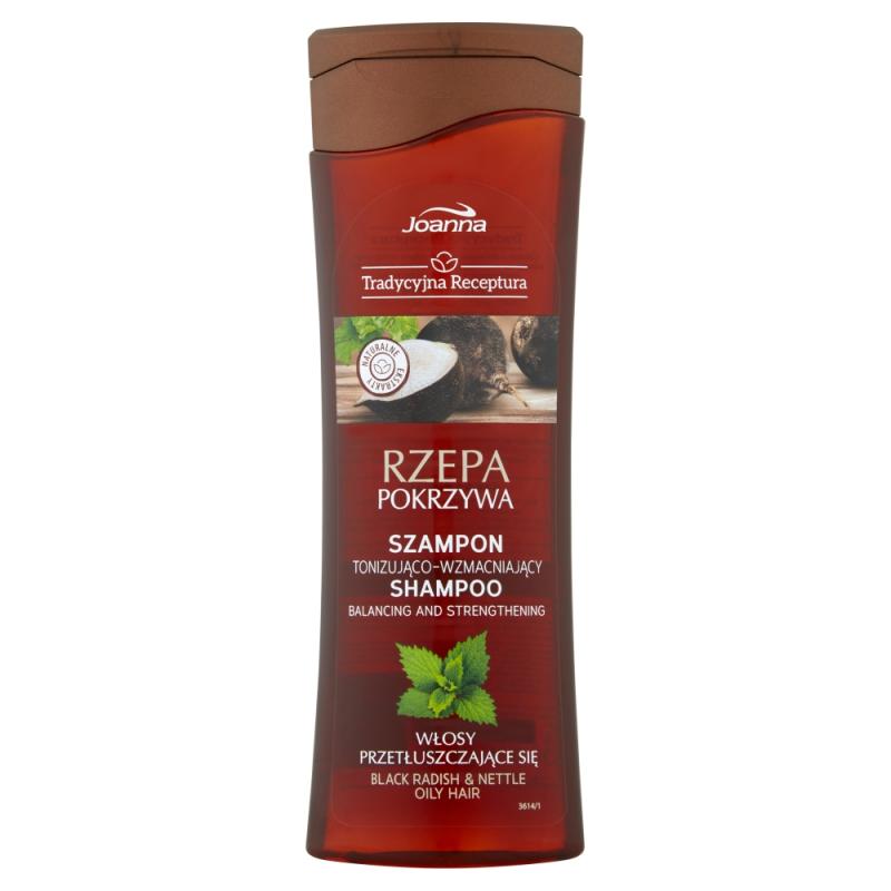 Tradycyjna Receptura Rzepa & Pokrzywa szampon tonizująco-wzmacniający 300ml Tradycyjna Receptura Rzepa & Pokrzywa szampon tonizująco-wzmacniający 300ml