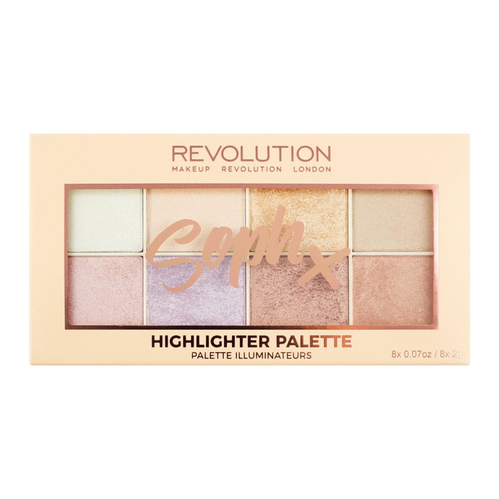 Makeup Revolution Soph X paleta rozświetlaczy 16 g