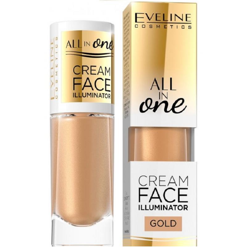 All In One Cream Face Illuminator kremowy rozświetlacz w płynie Gold 8ml All In One Cream Face Illuminator kremowy rozświetlacz w płynie Gold 8ml