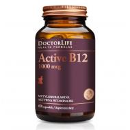 Active B12 aktywna witamina B12 1000mcg metylokobalamina aktywna witamina B12 suplement diety 60 kapsułek