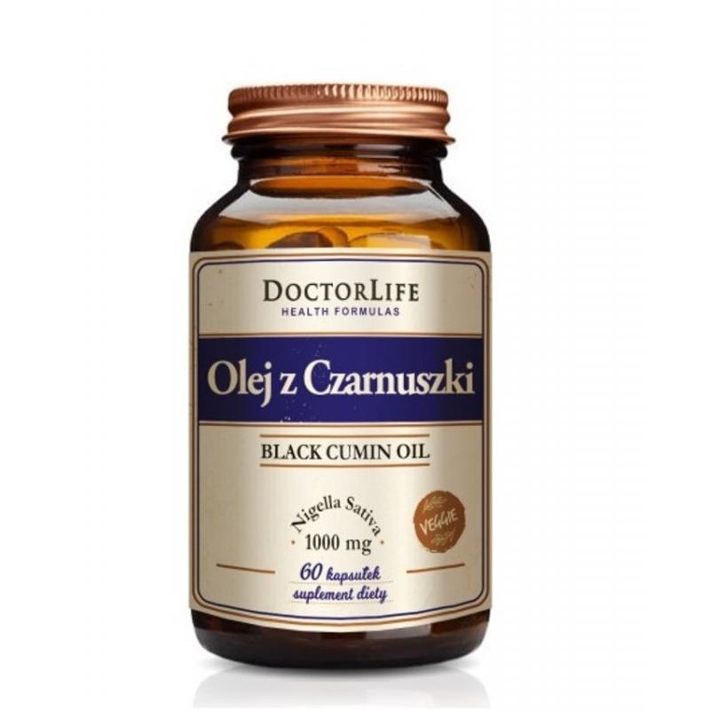 Black Cumin Oil olej z czarnuszki 1000mg suplement diety 60 kapsułek