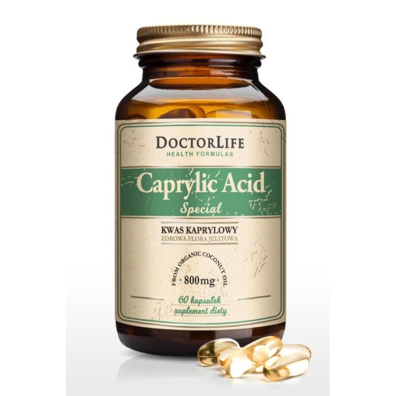 Caprylic Acid Special kwas kaprylowy 800mg suplement diety 60 kapsułek