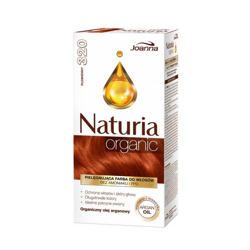 Naturia Organic pielęgnująca farba do włosów bez amoniaku i PPD 320 Płomienny Naturia Organic pielęgnująca farba do włosów bez amoniaku i PPD 320 Płomienny