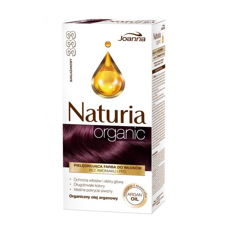 Naturia Organic pielęgnująca farba do włosów bez amoniaku i PPD 333 Bakłażan Naturia Organic pielęgnująca farba do włosów bez amoniaku i PPD 333 Bakłażan