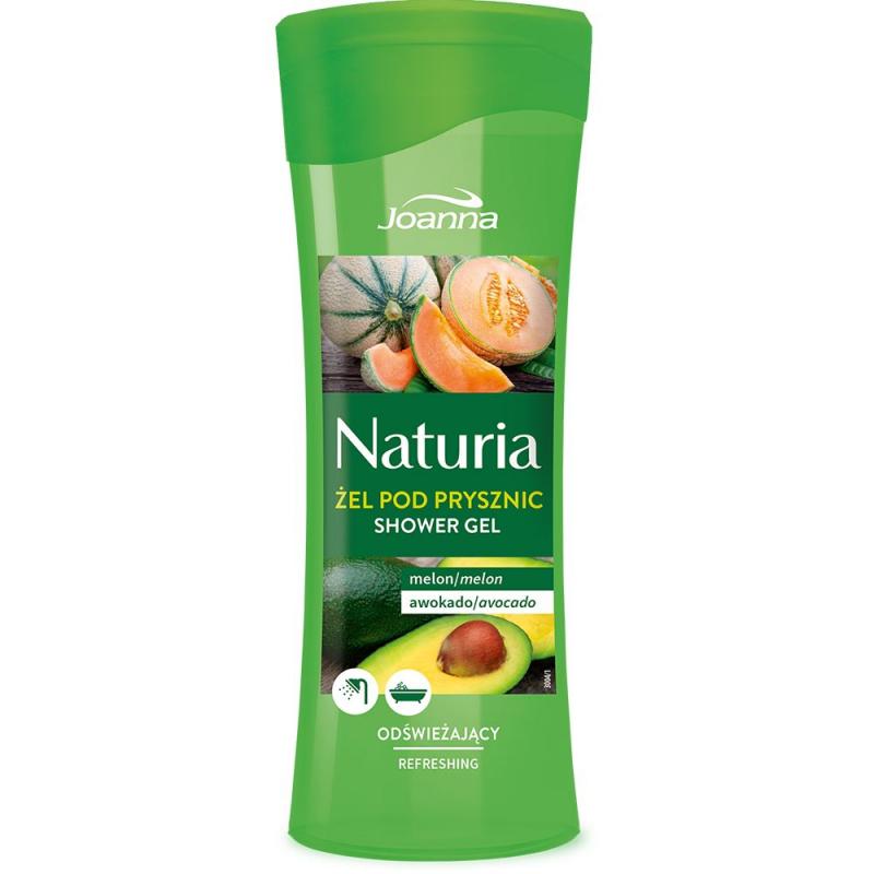 Naturia odświeżający żel pod prysznic Melon i Awokado 300ml Naturia odświeżający żel pod prysznic Melon i Awokado 300ml