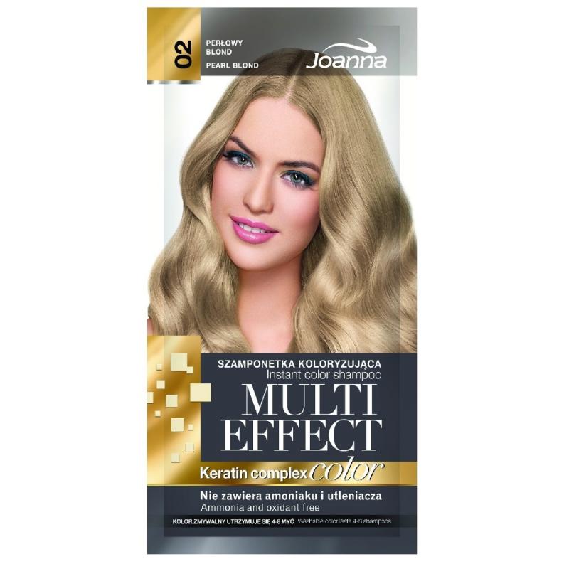 Multi Effect szamponetka koloryzująca 02 Perłowy Blond 35g Multi Effect szamponetka koloryzująca 02 Perłowy Blond 35g