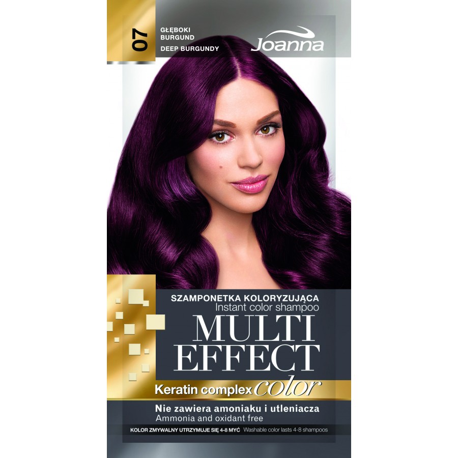 Multi Effect szamponetka koloryzująca 07 Głęboki Burgund 35g