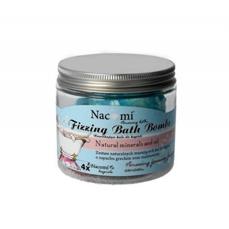 Fizzing Bath Bombs zestaw kul do kąpieli 2x Summer In Greece + 2x Sweet Raspberry Cupcake 330g Fizzing Bath Bombs zestaw kul do kąpieli 2x Summer In Greece + 2x Sweet Raspberry Cupcake 330g