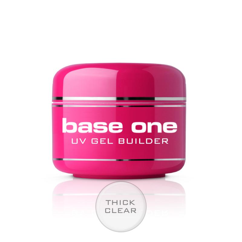 Base One Thick Clear bezbarwny żel budujący do paznokci 15g Base One Thick Clear bezbarwny żel budujący do paznokci 15g