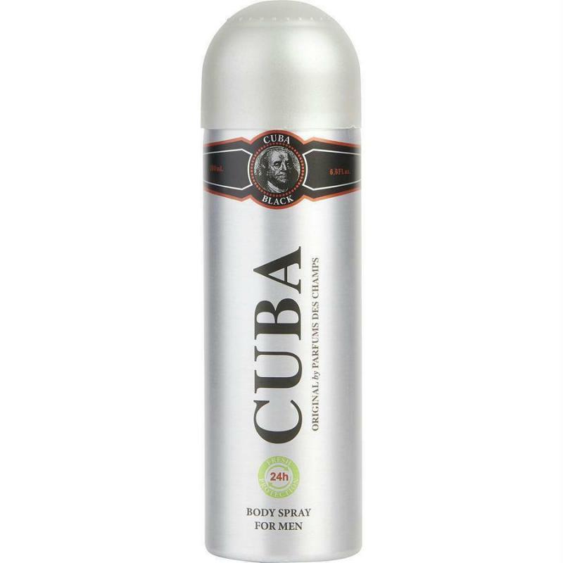 Cuba Black dezodorant spray 200ml Cuba Black dezodorant spray 200ml