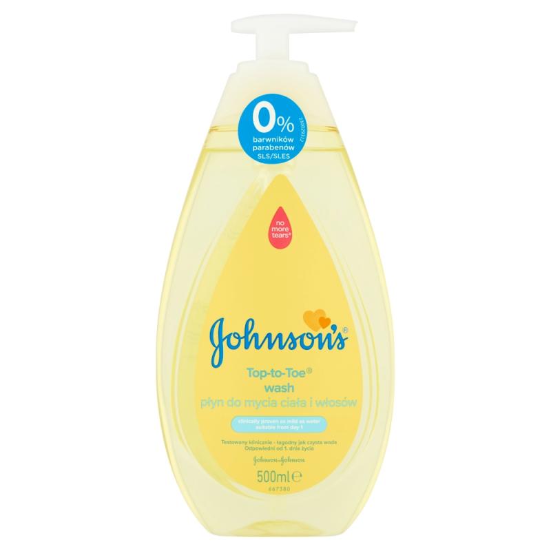 Johnson's Top-to-Toe Wash płyn do mycia ciała i włosów 500ml