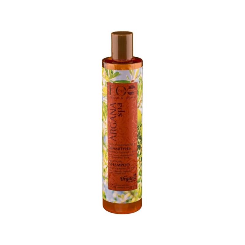 Argana Spa Restoring Shampoo szampon do włosów farbowanych i zniszczonych 350ml Argana Spa Restoring Shampoo szampon do włosów farbowanych i zniszczonych 350ml