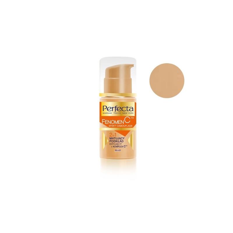 Make-Up Fenomen C matujący podkład kryjący + komplex C™ 03 Beige 30ml Make-Up Fenomen C matujący podkład kryjący + komplex C™ 03 Beige 30ml