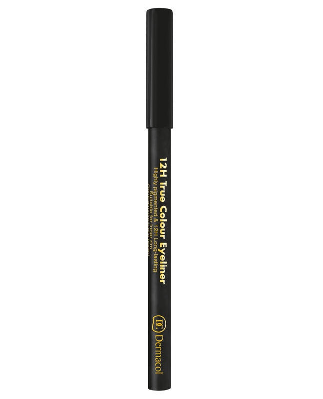 12H True Colour Eyeliner długotrwały eyeliner w kredce 8 Black 2g