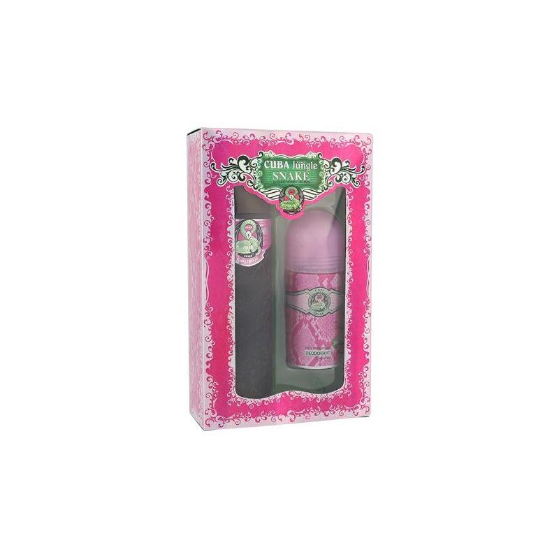 Cuba Jungle Snake zestaw woda perfumowana spray 100ml + dezodorant roll-on 50ml