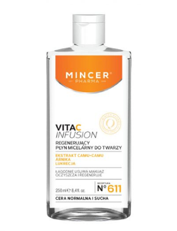 Vita C Infusion No.611 regenerujący płyn micelarny do twarzy 250ml