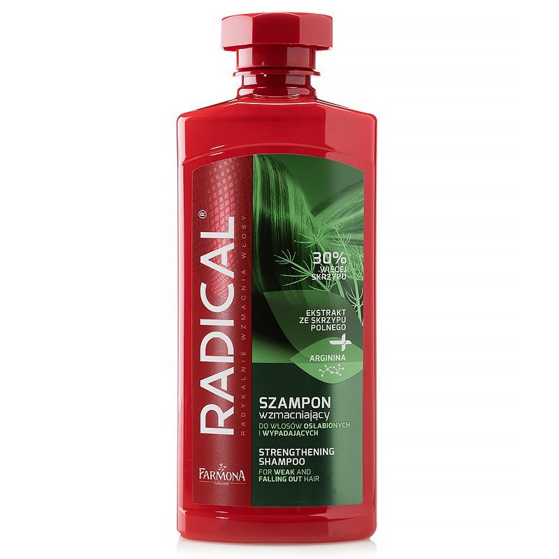 Radical Strenghtening Shampoo szampon wzmacniający do włosów osłabionych i wypadających Ekstrakt ze Skrzypu Polnego 400ml