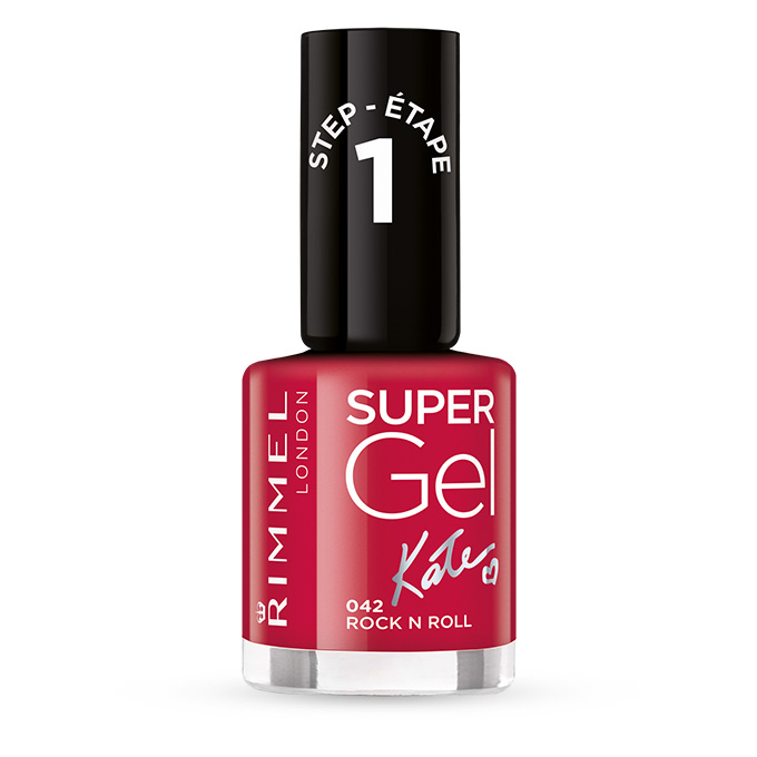 Rimmel Super Gel By Kate hybrydowy lakier do paznokci bez użycia lampy UV/LED odcień 042 Rock n Roll 12 ml