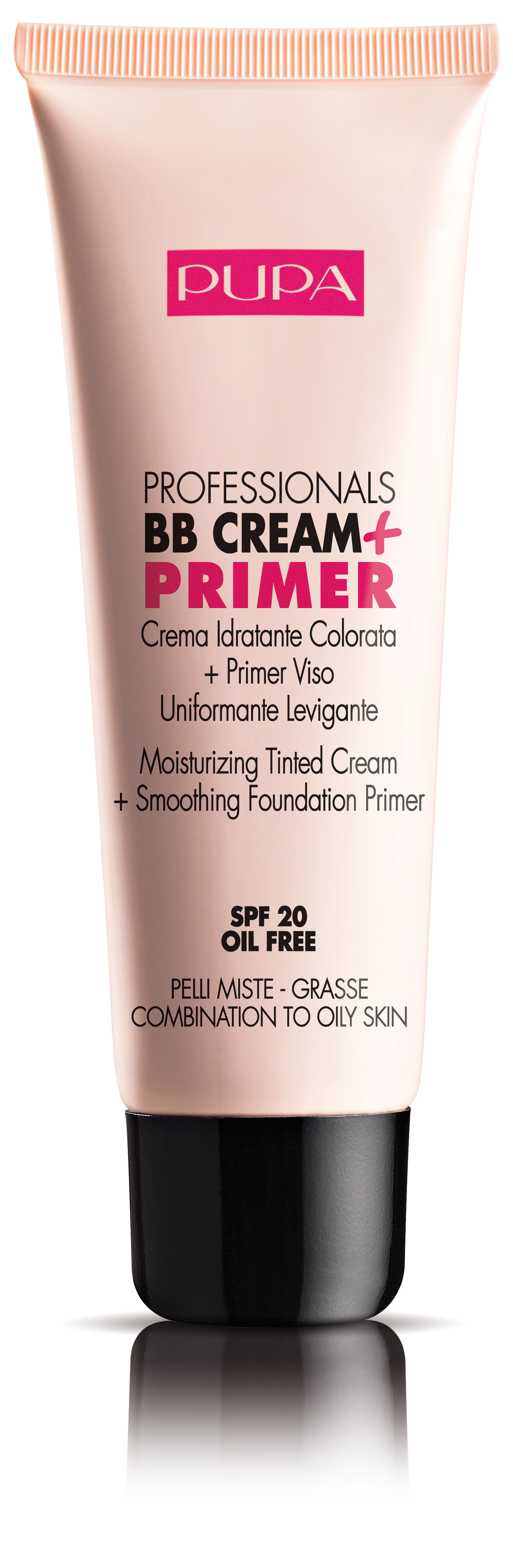 Professionals BB Cream & Primer SPF20 baza pod makijaż do cery mieszanej i tłustej 002 Sand 50ml