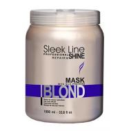 Sleek Line Blond Mask maska z jedwabiem do włosów blond zapewniająca platynowy odcień 250ml