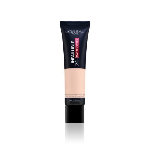L´Oréal Paris Infaillible 32H Matte Cover podkład o przedłużonej trwałości dla uzyskania matowego efektu 25 30 ml