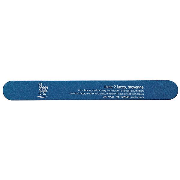 2-Way Nail File Medium pilnik do paznokci dwustronny 240/240 niebieski 1szt