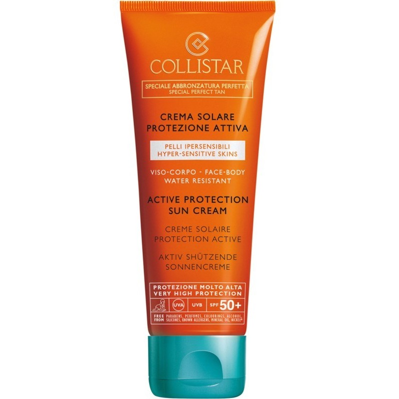 Collistar Special Perfect Tan Active Protection Sun Cream ochronny krem do opalania SPF 50+ 100 ml