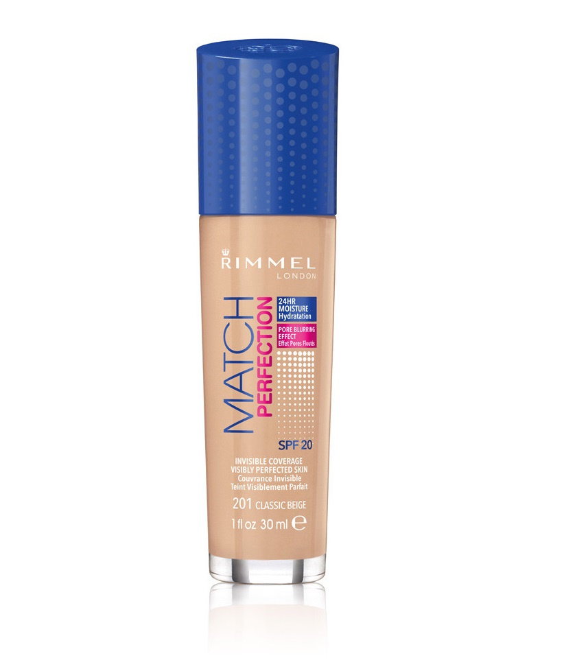 Rimmel Match Perfection podkład w płynie SPF 20 odcień 201 Classic Beige 30 ml