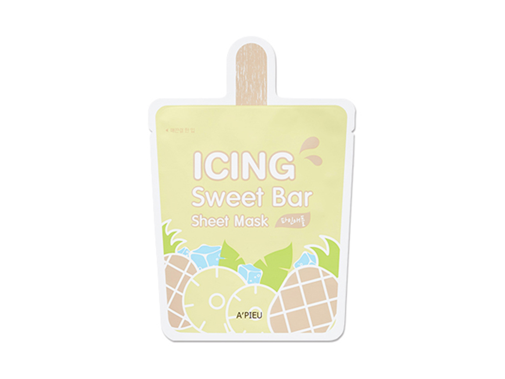 Icing Sweet Bar Sheet Mask wygładzająco-nawadniająca maska w płachcie Pineapple 21g