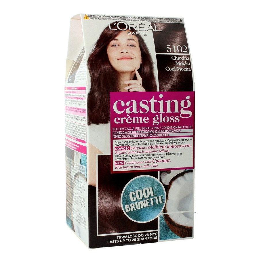 Casting Creme Gloss farba do włosów 5102 Chłodna Mokka