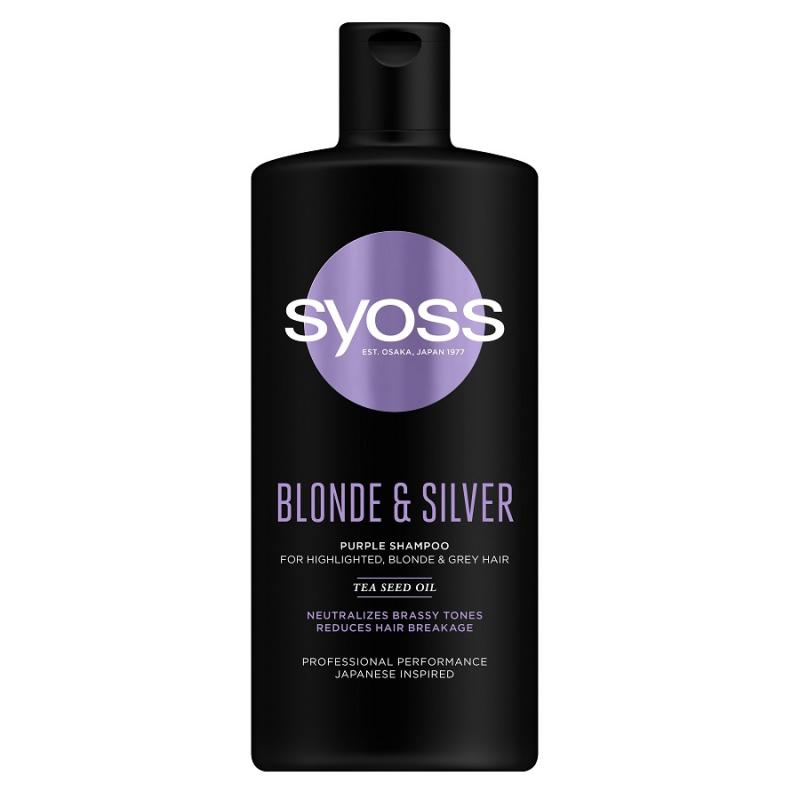 Blonde & Silver Purple Shampoo szampon neutralizujący żółte tony do włosów blond i siwych 440ml