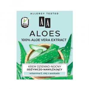 Aloes 100% Aloe Vera Extract krem dzienno-nocny odżywczo-nawilżający 50ml