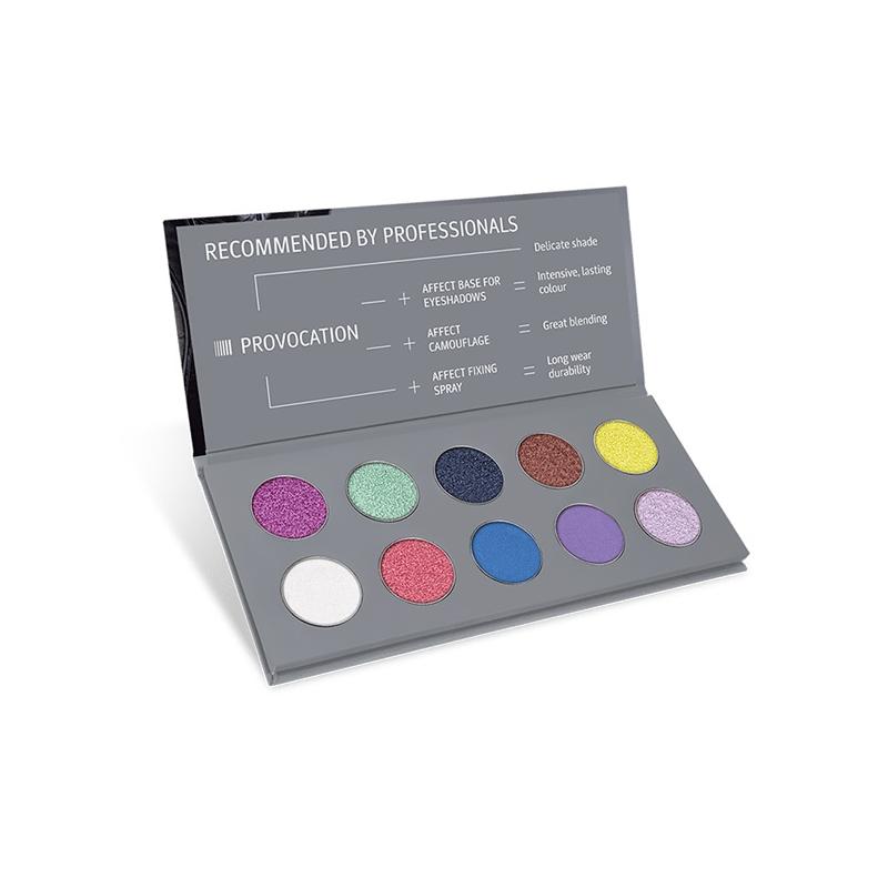 Provocation Pressed Eyeshadow Palette paleta cieni prasowanych 10x2.5g Provocation Pressed Eyeshadow Palette paleta cieni prasowanych 10x2.5g