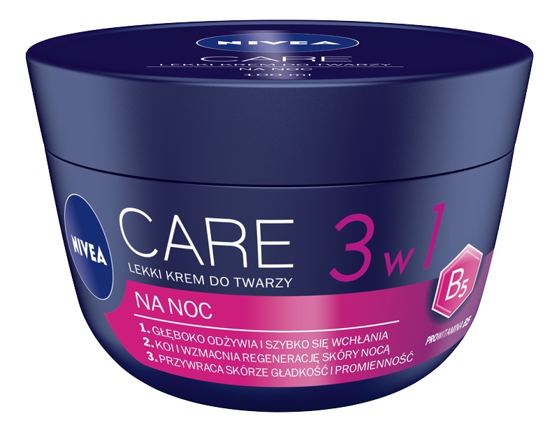 Care 3w1 lekki krem do twarzy na noc 100ml