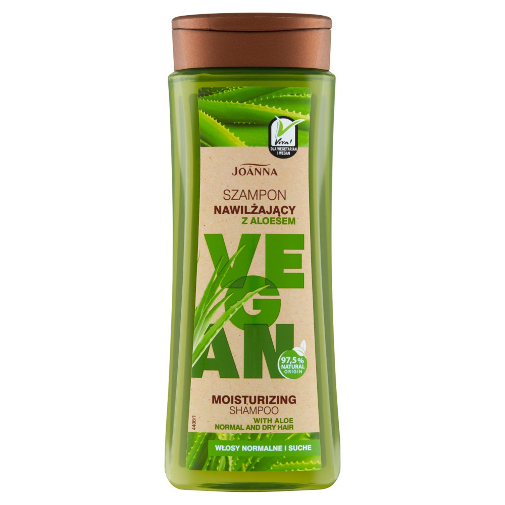 Vegan Moisturizing Shampoo szampon nawilżający z aloesem 300ml