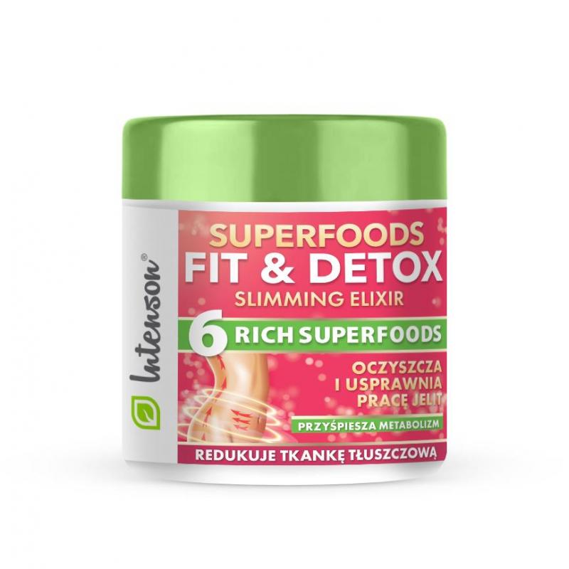 Superfoods Fit & Detox Elixir koktajl błonnikowy suplement diety 135g
