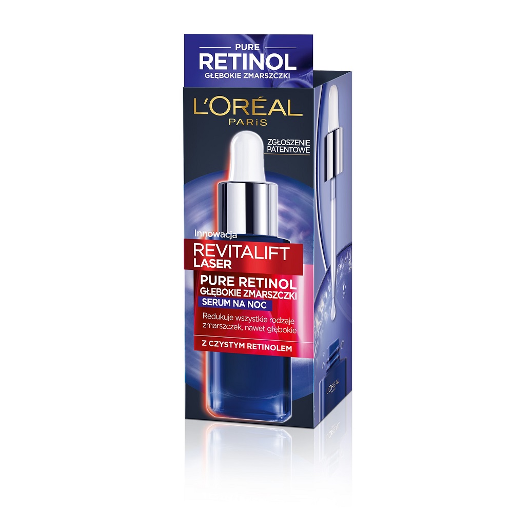 L’Oréal Paris Revitalift Pure Retinol serum przeciwzmarszczkowe na noc 30 ml