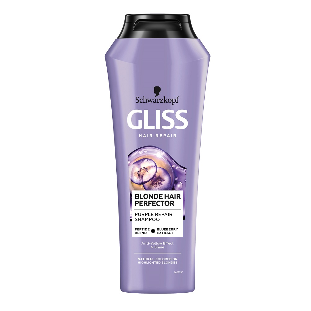 Schwarzkopf Gliss Blonde Hair Perfector szampon do włosów neutralizująca żółtawe odcienie 250 ml