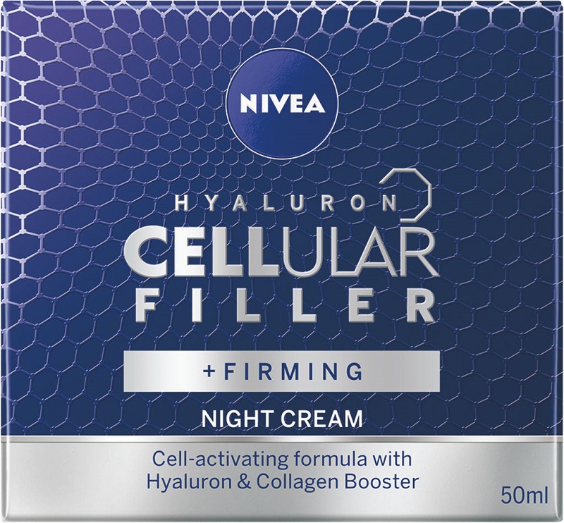 Hyaluron Cellular Filler + Widoczne Ujędrnienie przeciwzmarszczkowy krem na noc 50ml