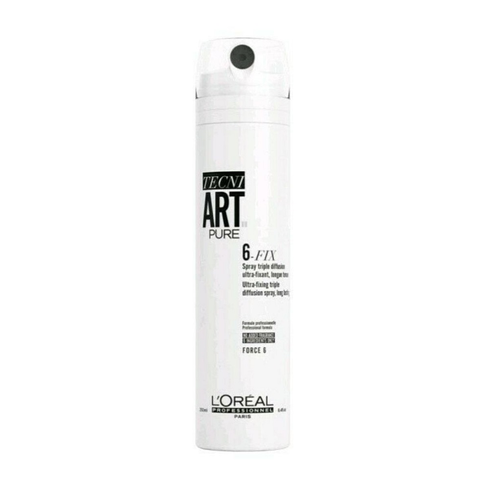 Tecni Art Pure 6-Fix Ultra-Fixing Triple Diffusion Spray lakier do włosów Force 6 250ml