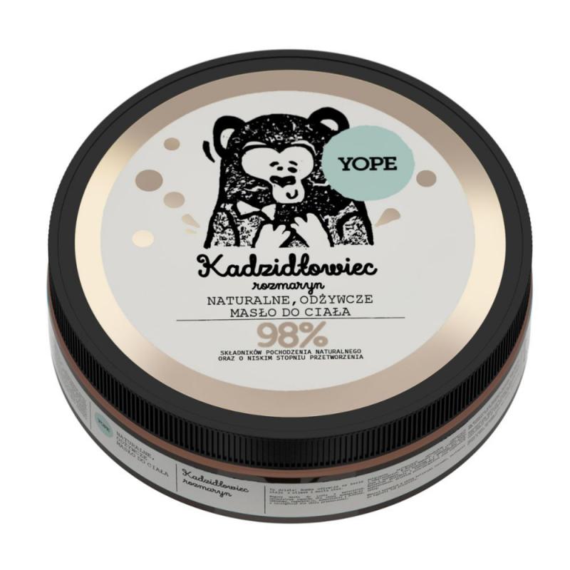 Naturalne odżywcze masło do ciała Kadzidłowiec & Rozmaryn 200ml Naturalne odżywcze masło do ciała Kadzidłowiec & Rozmaryn 200ml